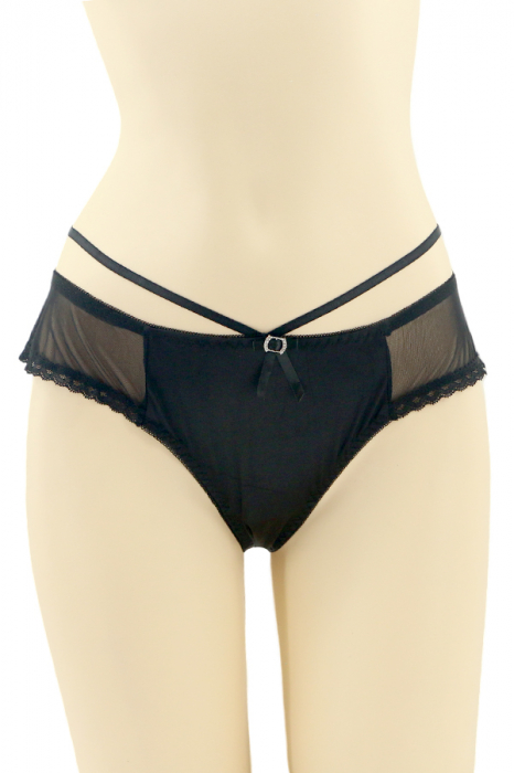 Chiloti tanga CT-Q8064negru [1]