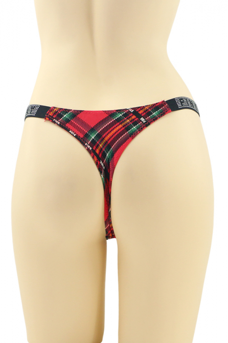 Chiloti tanga cu aplicatii decorative MG-P3358rosu [2]