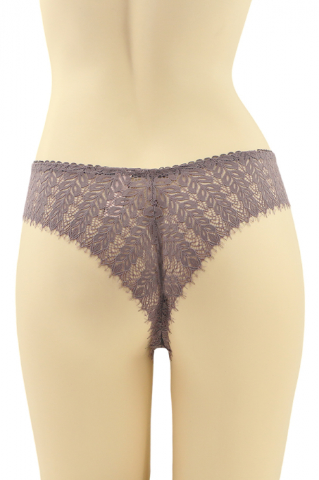 Chiloti brazilieni cu dantela brodata CT-Q8153mov [2]