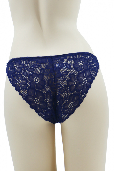 Chiloti brazilieni din dantela 1301bleumarin [2]