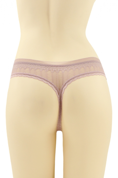 Chiloti tanga cu insertii dantela CT-Q8067mov [2]