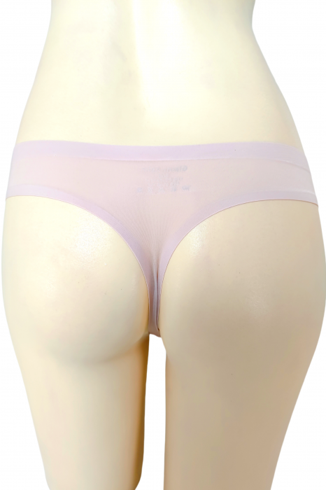 Chiloti tanga cu textura fina A1431roz [2]