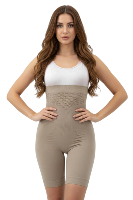 Colanti scurti modelatori cu efect push-up 1149bej [4]