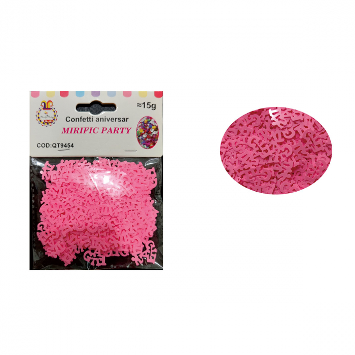 Confetti aniversar pentru decoratiuni 15 g QT9454 [3]