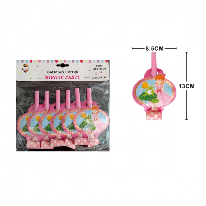 Set 6 suflatori pentru petrecere 8.5 x 13 cm QT9748 [2]