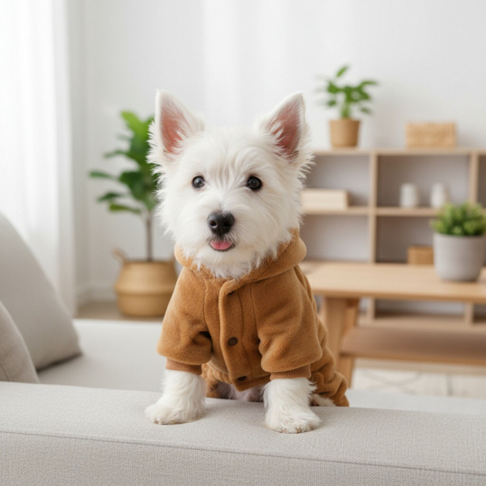 Costumas de dinozaur cu gluga XINA2104caramiziu [6]