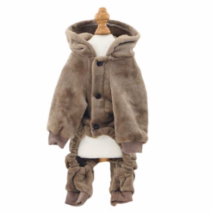 Costumas de dinozaur cu gluga XINA2104maro [6]