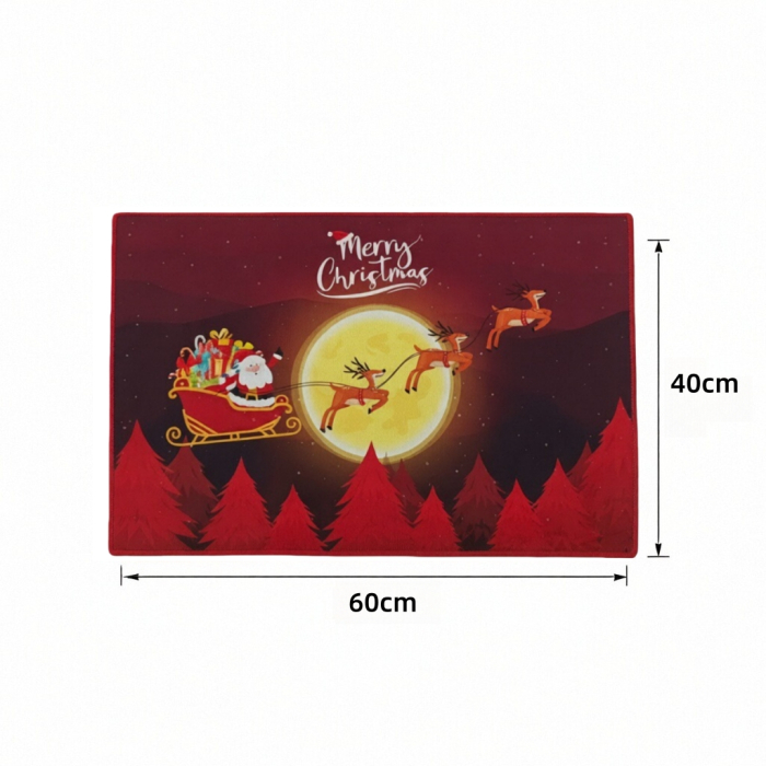 Covoras decorativ pentru intrare, model Craciun 6220-6 [2]