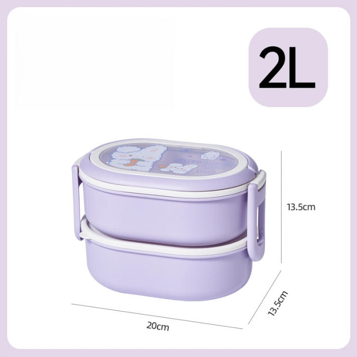 Cutie alimentara pentru pranz 2000 ml SHYE-6447mov [2]