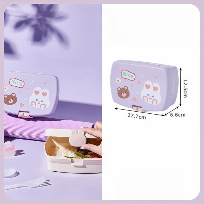Cutie alimentara pentru pranz 650 ml SHYE-6807mov [2]