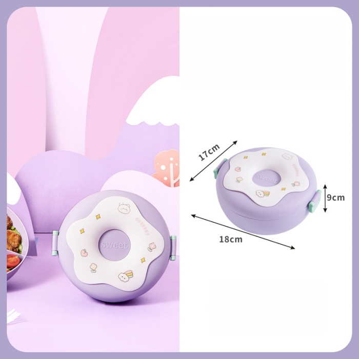 Cutie alimentara pentru pranz 1000 ml SHYE-6717mov [3]
