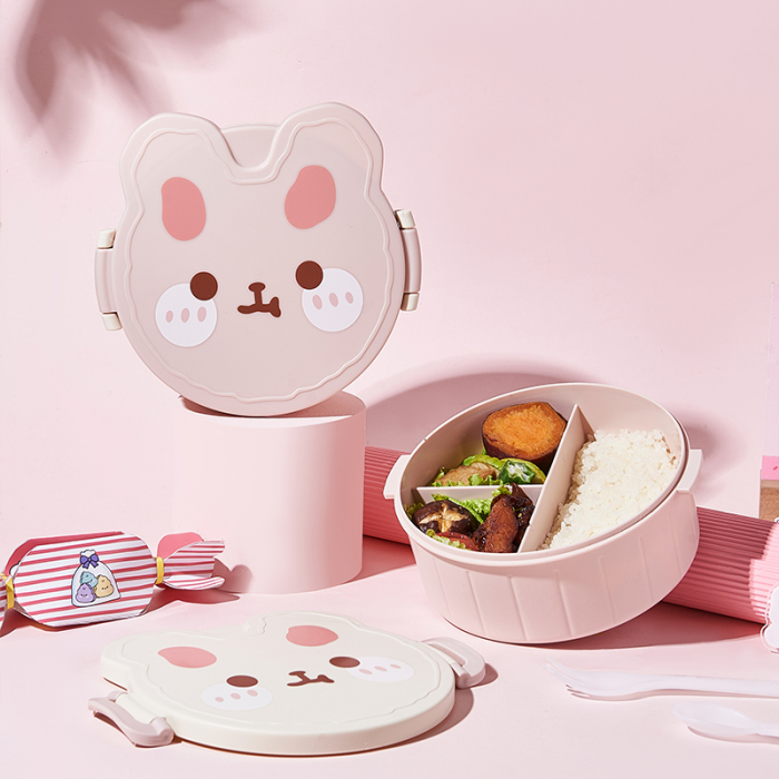 Cutie alimentara pentru pranz 1000 ml SHYE-6815roz [5]