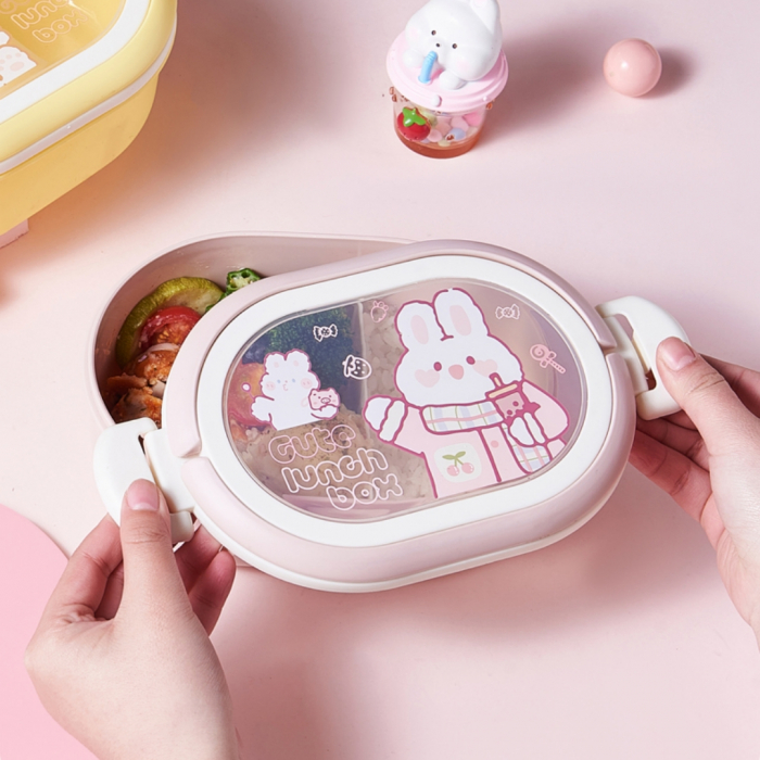 Cutie alimentara pentru pranz 2000 ml SHYE-6447roz [5]