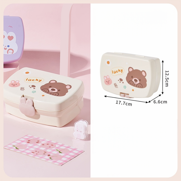 Cutie alimentara pentru pranz 650 ml SHYE-6807crem [2]