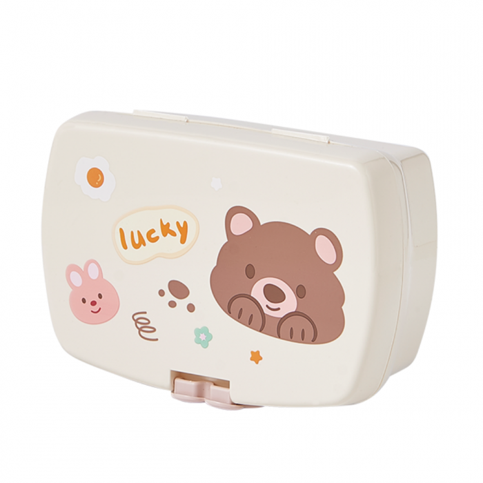Cutie alimentara pentru pranz 650 ml SHYE-6807crem [1]