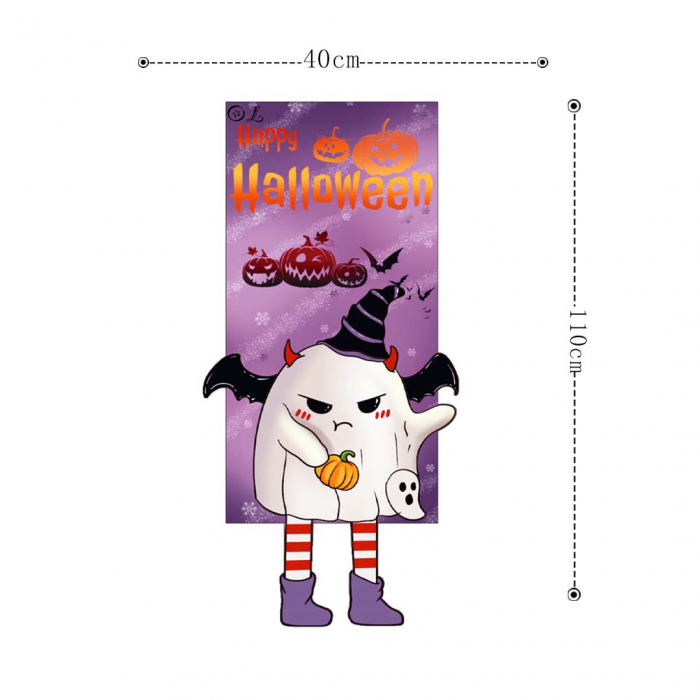 Decoratiune usa/perete pentru Halloween '  Fantoma haioasa ' 40 x 110 cm 6220-22 [2]