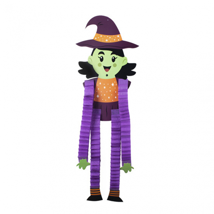 Decoratiune Eventy pentru Halloween, Vrajitoare cu maini si picioare extensibile 92CM B1-1118-2 [1]