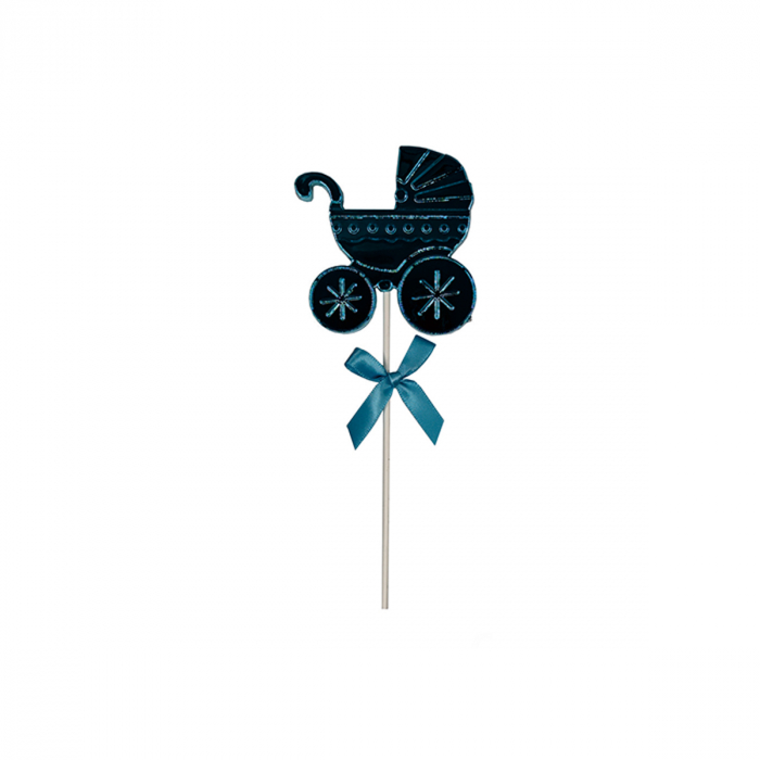 Decoratiune pentru tort figurina ' Carucior bebe ' 21 cm QT9353 [1]
