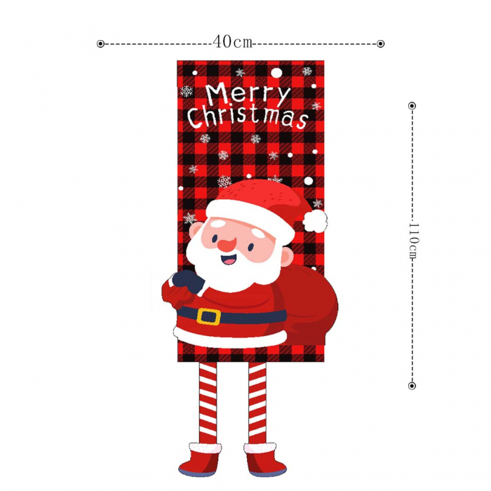 Decoratiune usa/perete pentru Craciun ' Merry Christmas ' 40 x 110 cm 6220-19 [2]