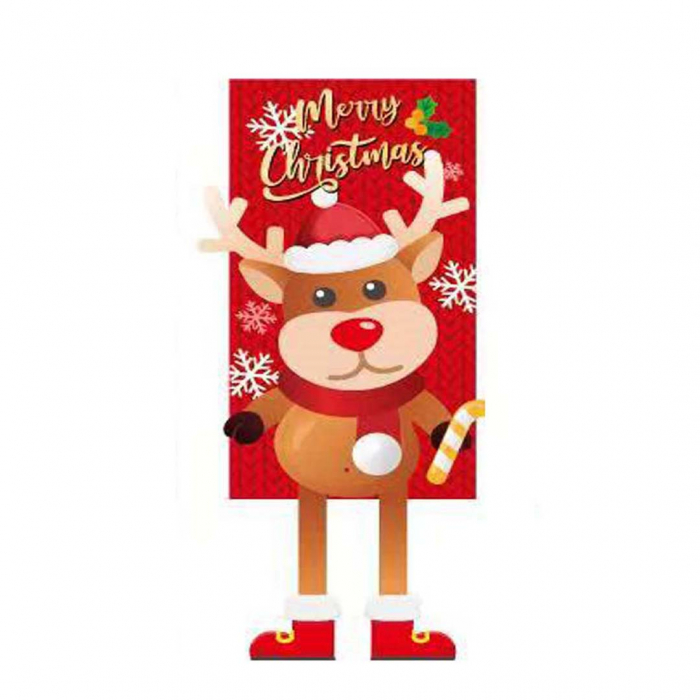Decoratiune usa/perete pentru Craciun ' Merry Christmas ' 40 x 110 cm 6220-15 [1]