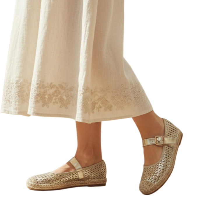 Espadrile N25-1765auriu [2]