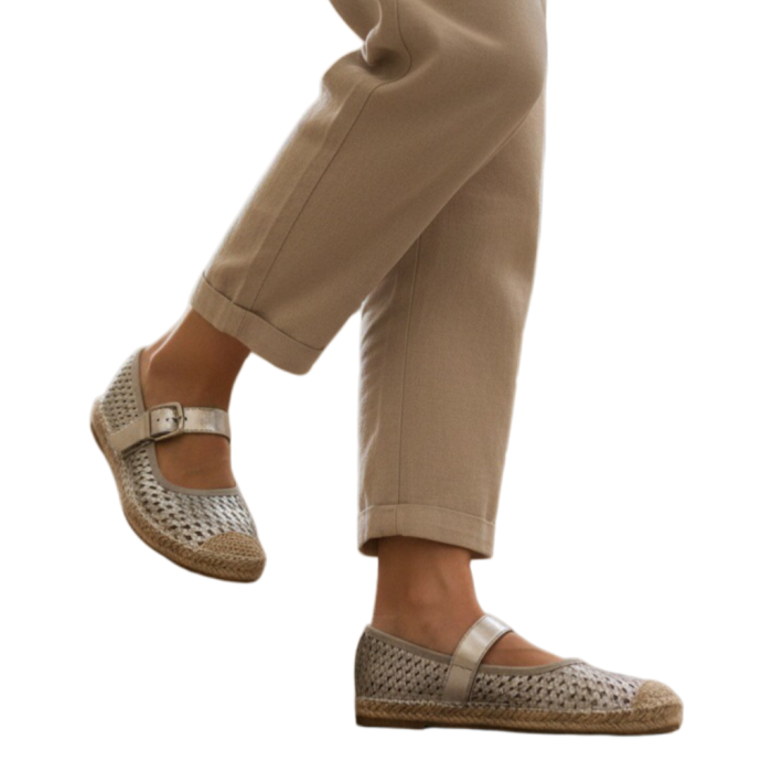 Espadrile N25-1765argintiu [2]