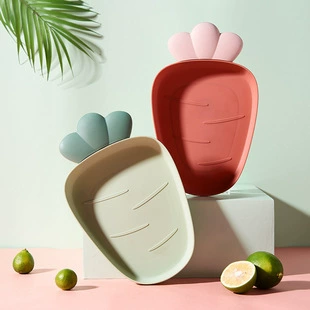 Farfurie din plastic in forma de morcov 6237 [3]