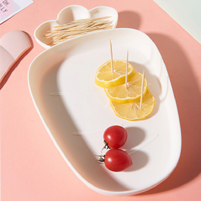 Farfurie din plastic in forma de morcov 6237 [4]