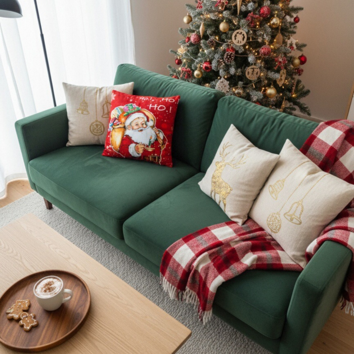 Fata de perna, model Craciun 45 x 45 cm 6220-2504 [3]