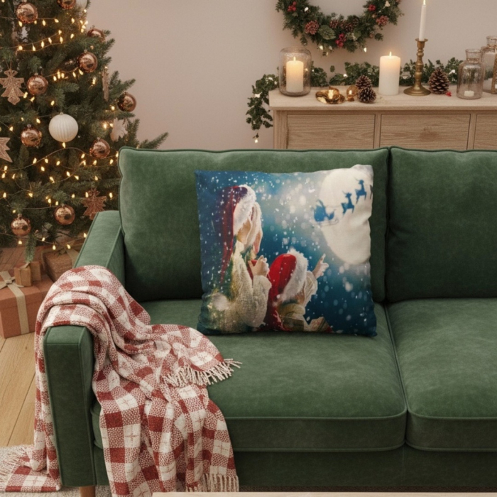 Fata de perna, model Craciun 45 x 45 cm 6220-2513 [4]