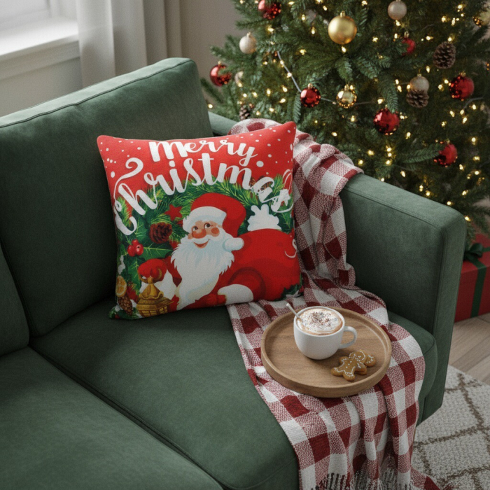 Fata de perna, model Craciun 45 x 45 cm 6220-2510 [5]