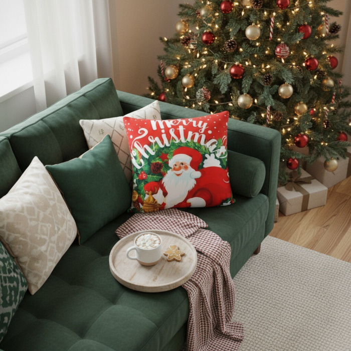 Fata de perna, model Craciun 45 x 45 cm 6220-2510 [4]