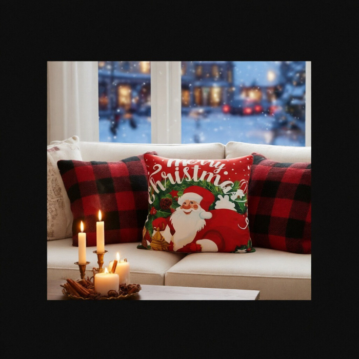 Fata de perna, model Craciun 45 x 45 cm 6220-2510 [7]