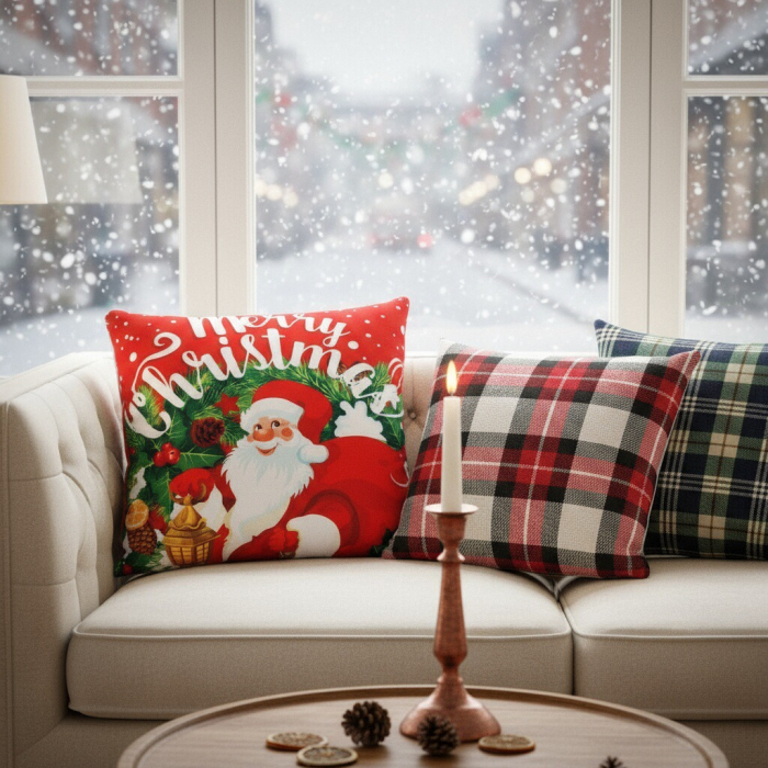 Fata de perna, model Craciun 45 x 45 cm 6220-2510 [9]