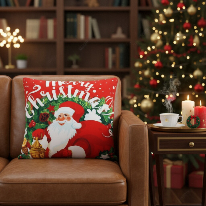 Fata de perna, model Craciun 45 x 45 cm 6220-2510 [1]