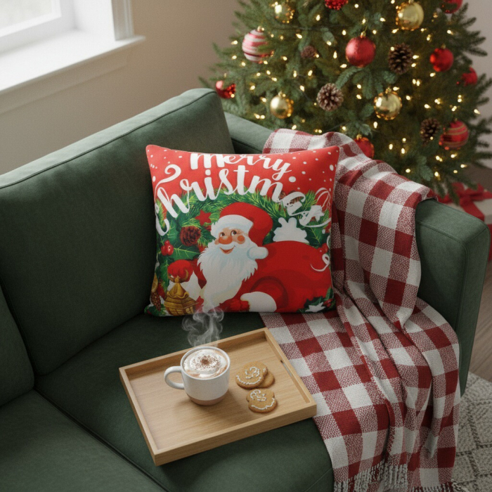 Fata de perna, model Craciun 45 x 45 cm 6220-2510 [6]