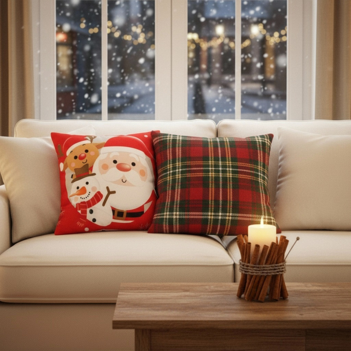 Fata de perna, model Craciun 45 x 45 cm 6220-2511 [3]