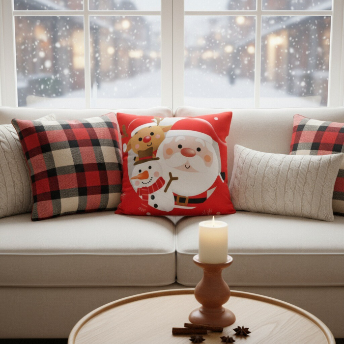 Fata de perna, model Craciun 45 x 45 cm 6220-2511 [5]