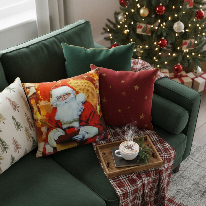 Fata de perna, model Craciun 45 x 45 cm 6220-2514 [6]