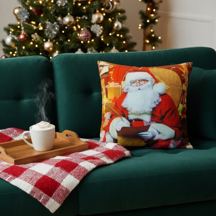 Fata de perna, model Craciun 45 x 45 cm 6220-2514 [3]