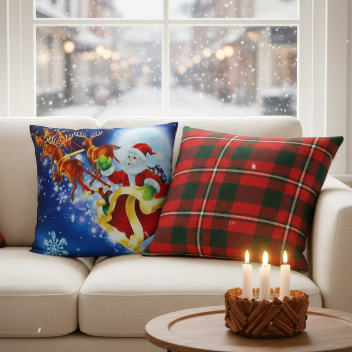 Fata de perna, model Craciun 45 x 45 cm 6220-2506 [9]