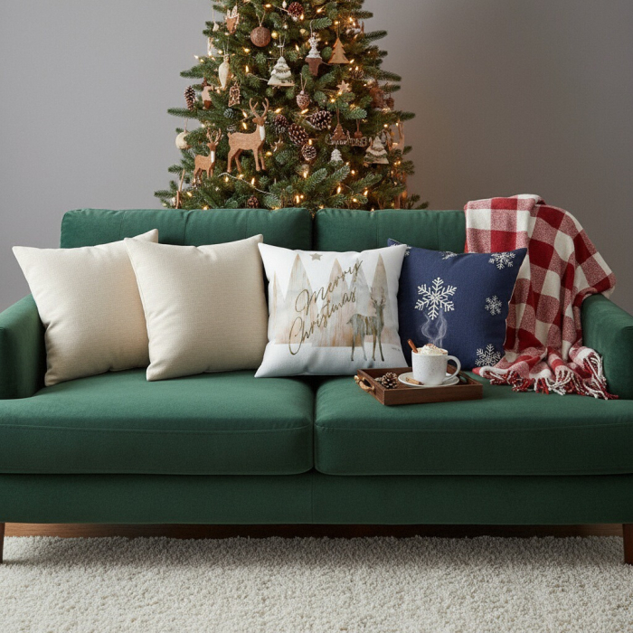 Fata de perna, model Craciun 45 x 45 cm 6220-29 [4]