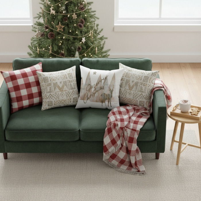 Fata de perna, model Craciun 45 x 45 cm 6220-29 [7]