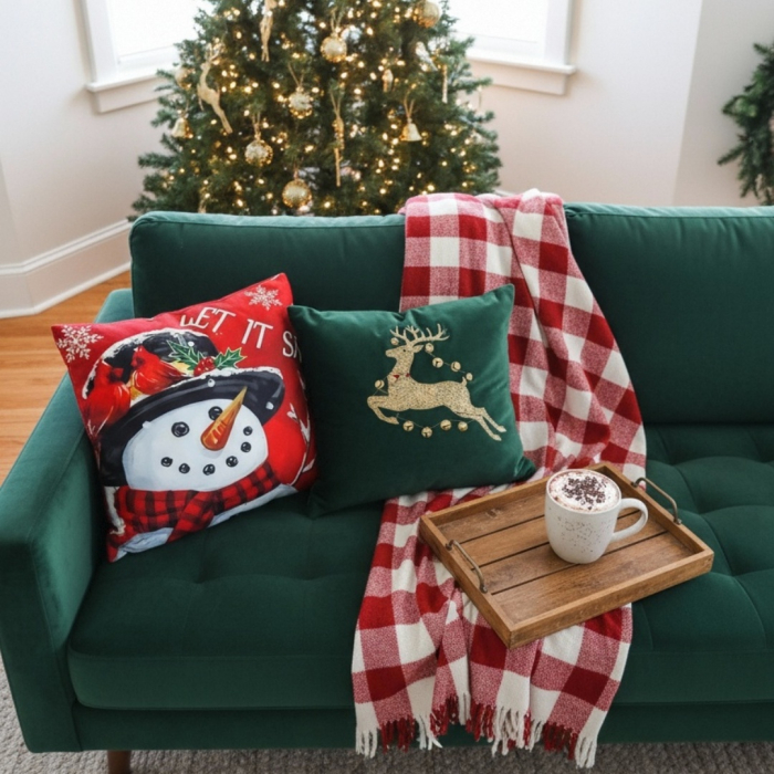 Fata de perna, model Craciun 45 x 45 cm 6220-2503 [7]