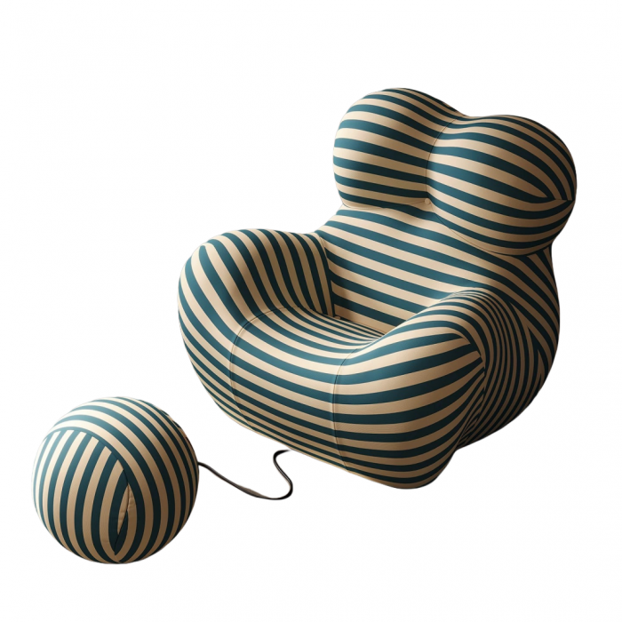 Fotoliu premium cu forma curbata si interior din spuma S0F006verde [1]