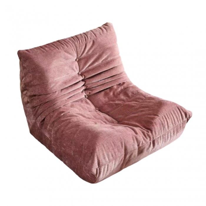 Fotoliu premium tip puf si interior din spuma cu memorie S0F007roz [1]