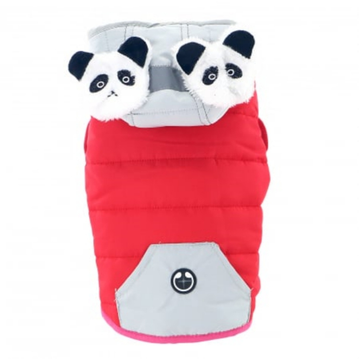 Geaca cu gluga flausata XINA2121rosu [4]