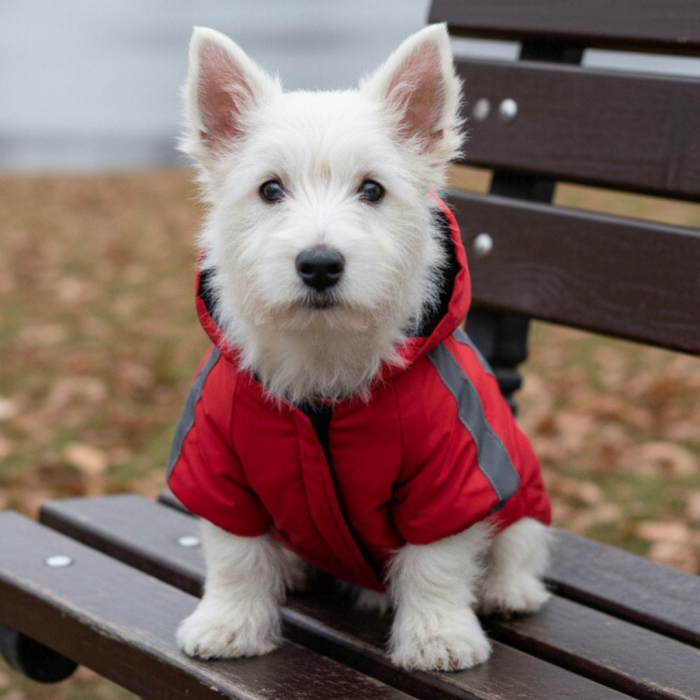 Geaca cu gluga MDL-2410rosu [2]