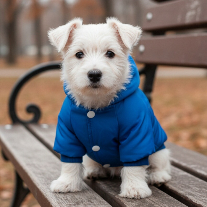 Geaca cu gluga MDL-2417albastru [2]