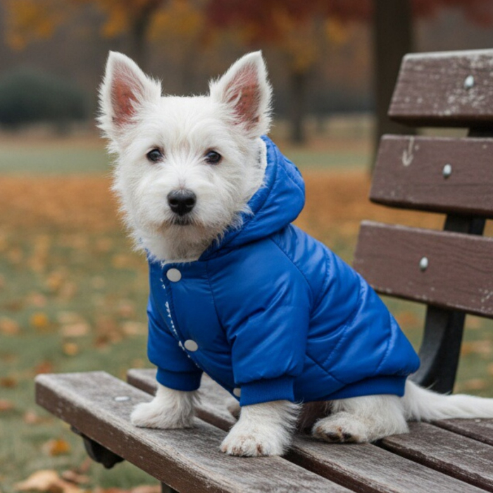 Geaca cu gluga MDL-2418albastru [4]